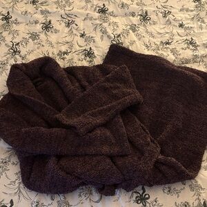 Barefoot Dreams Cozy Plum Robe